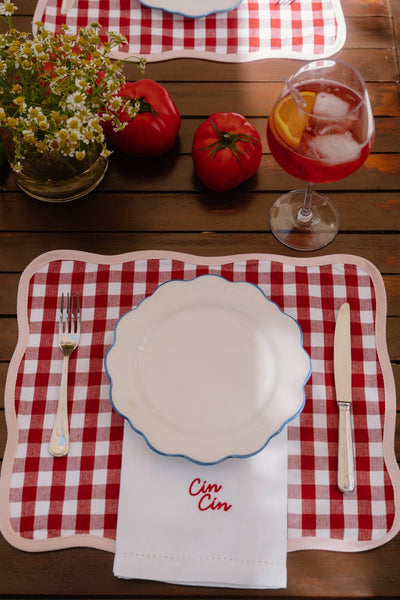 Cin Cin' Dinner Napkins (Set of 4)