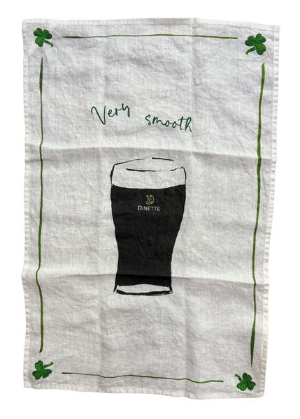 Very Smooth - Irish Stout Linen Teatowel