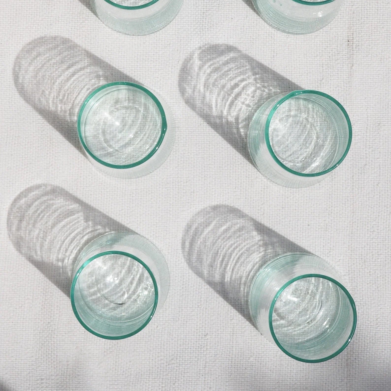 Recycled Moroccan Clear Tumbler/Highball Glass
