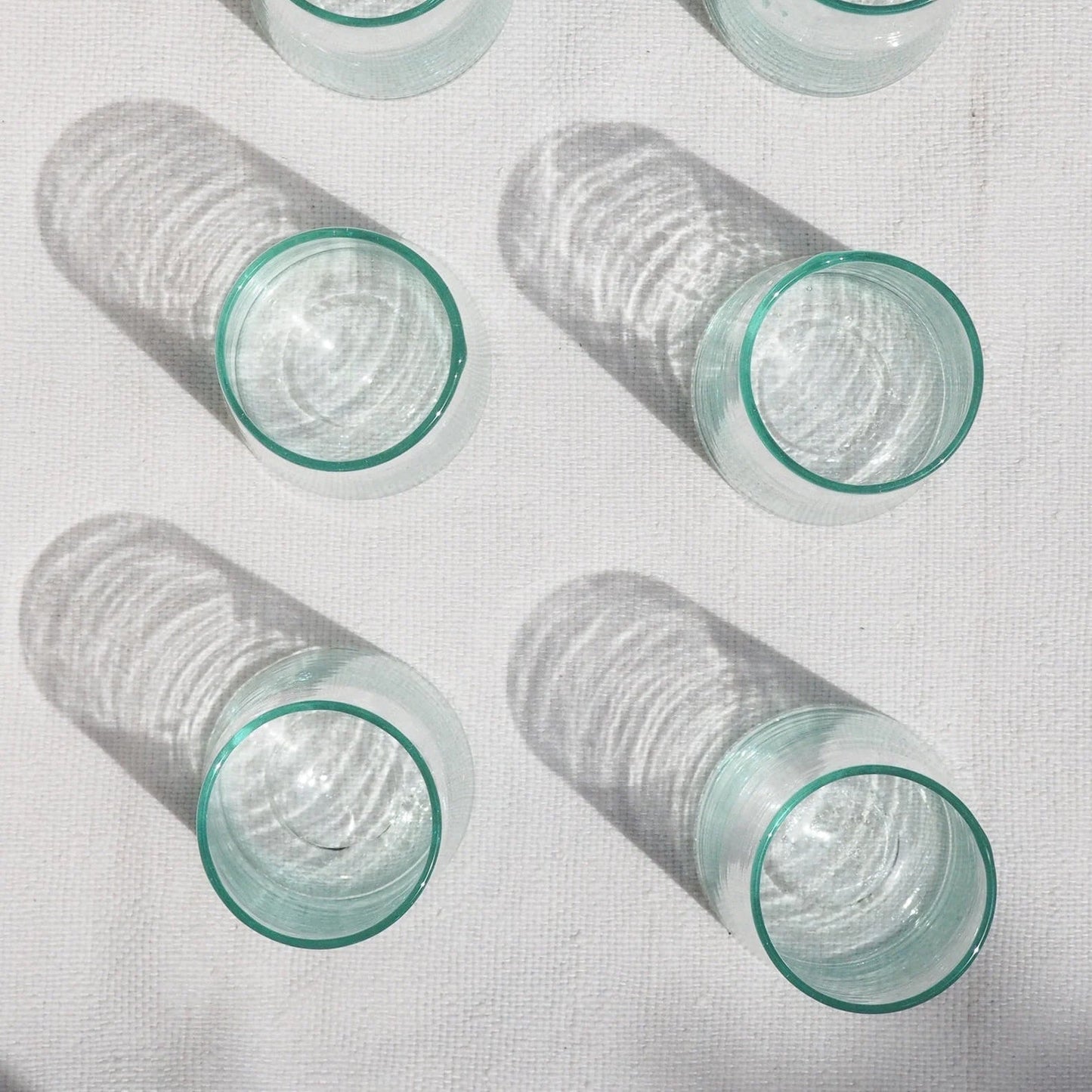 Recycled Moroccan Clear Tumbler/Highball Glass