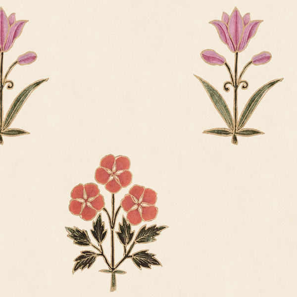 Sultana Linen Fabric - Rose