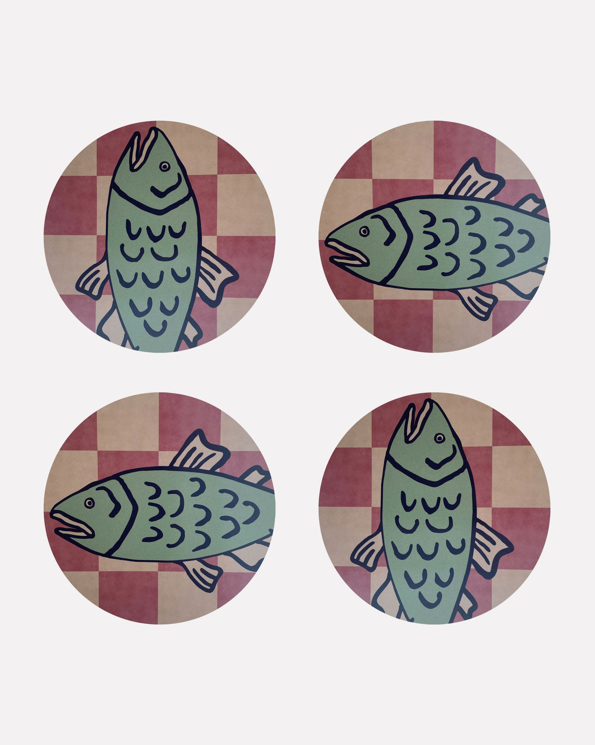 Set of 4 Poisson Coasters