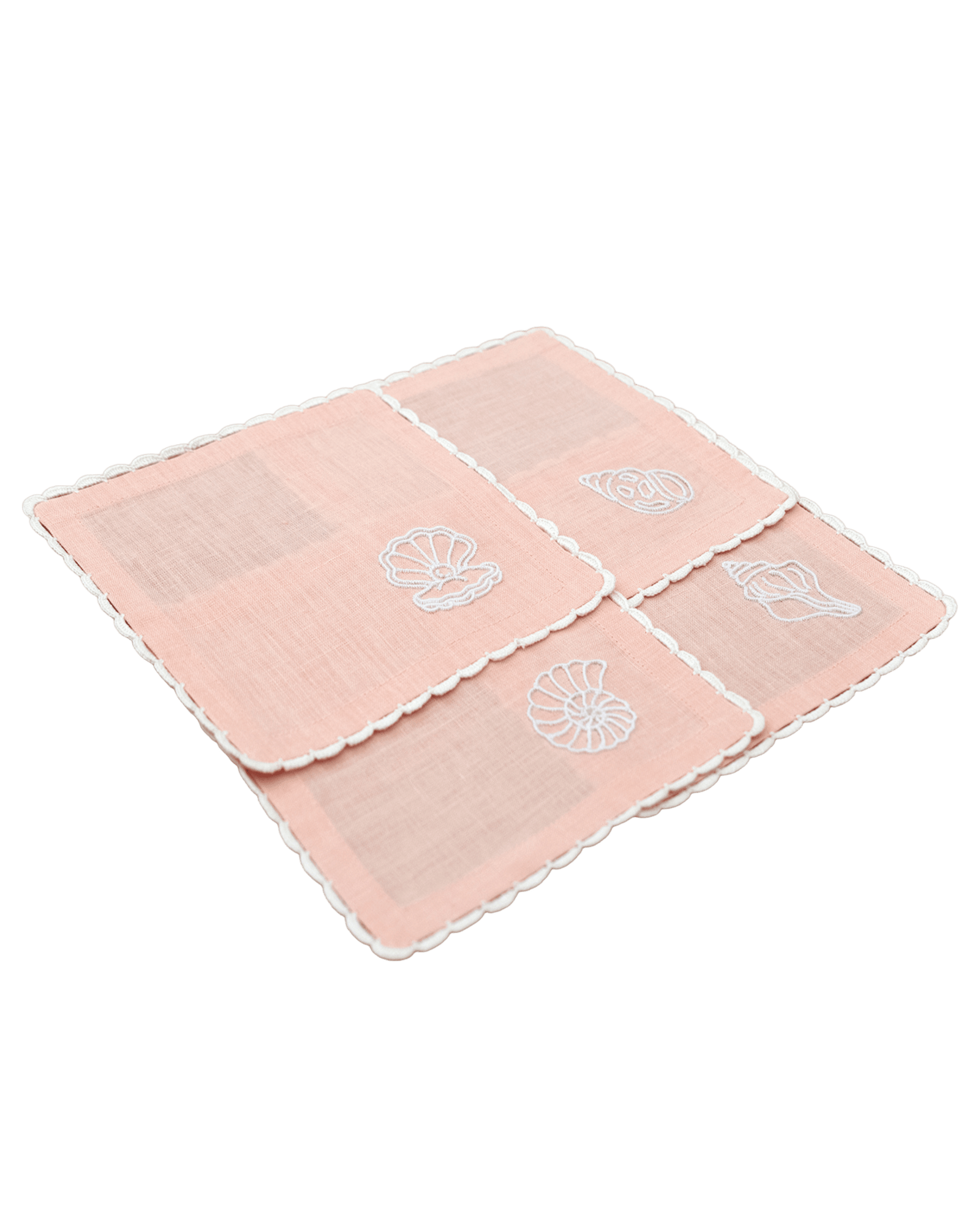 Seashell Glow - Cocktail Napkins (Set of 4)