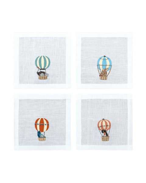 Balloon Safari - Cocktail Napkins (Set of 4)