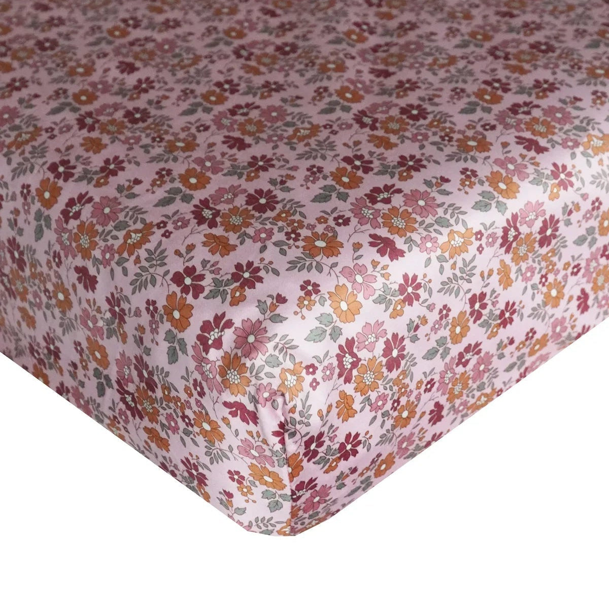 Fitted Sheet made with Liberty Fabric CAPEL FLORET - Coco & Wolf
