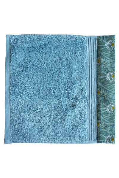Border Edge Towel made with Liberty Fabric QUEEN HERA - Coco & Wolf