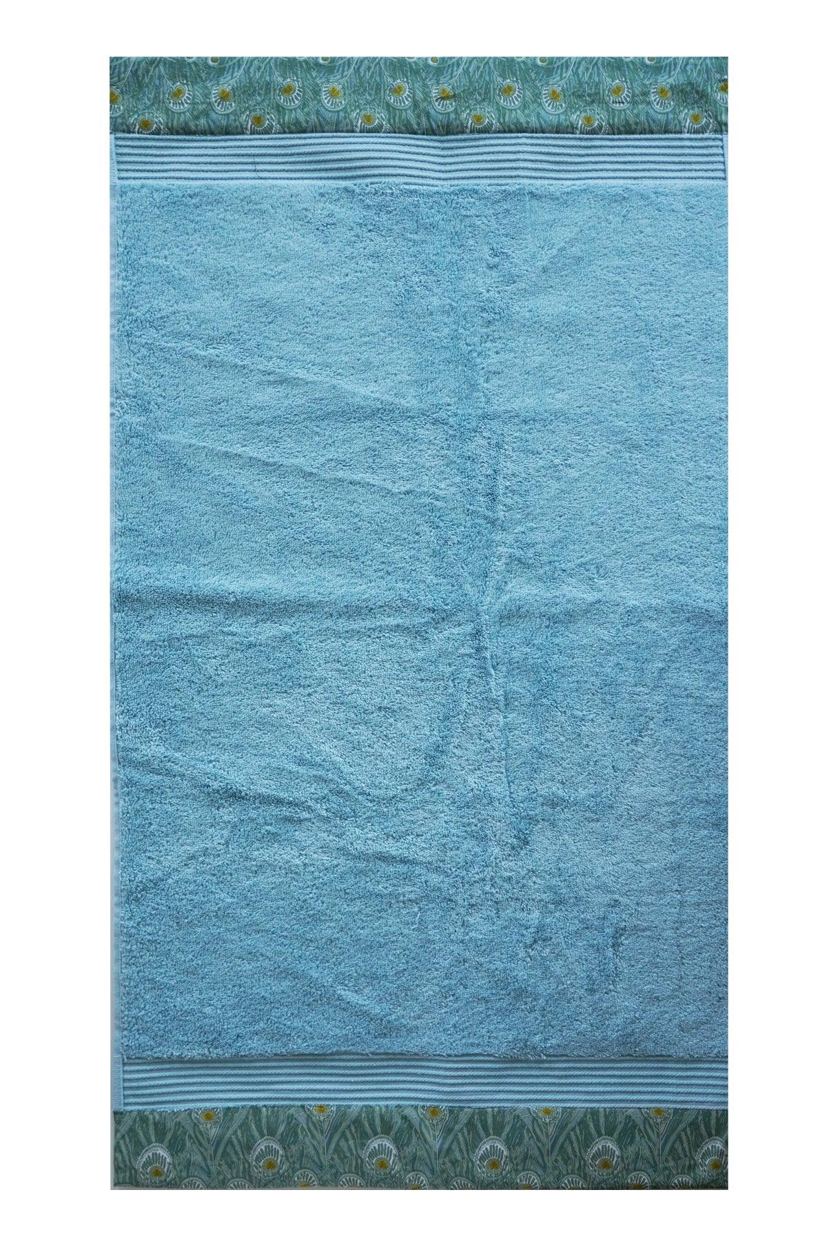 Border Edge Towel made with Liberty Fabric QUEEN HERA - Coco & Wolf