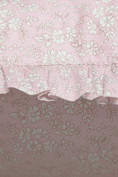 Frill Edge Pillowcase made with Liberty Fabric CAPEL PINK - Coco & Wolf