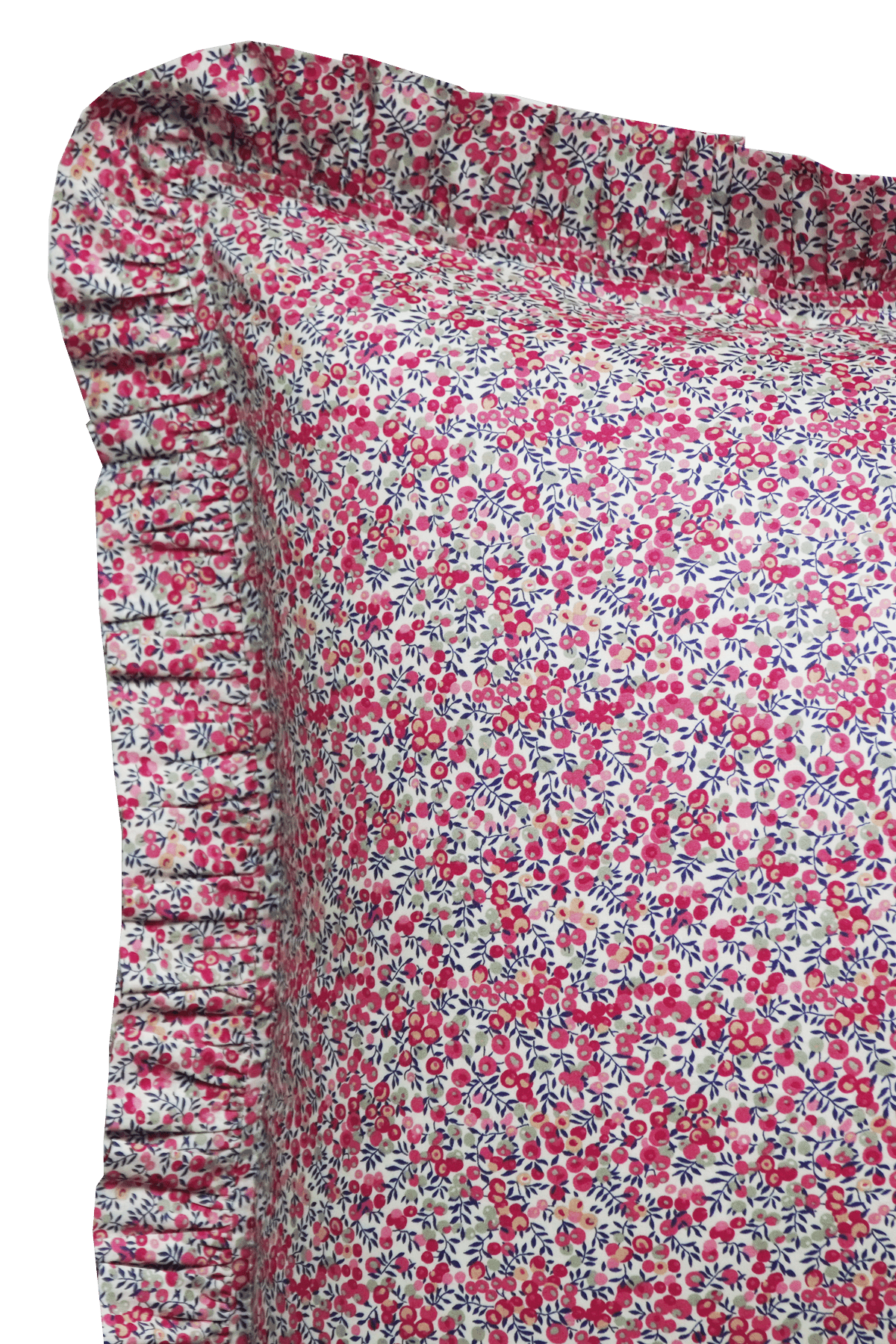 Frill Edge Pillowcase made with Liberty Fabric DREAMS OF SUMMER - Coco & Wolf