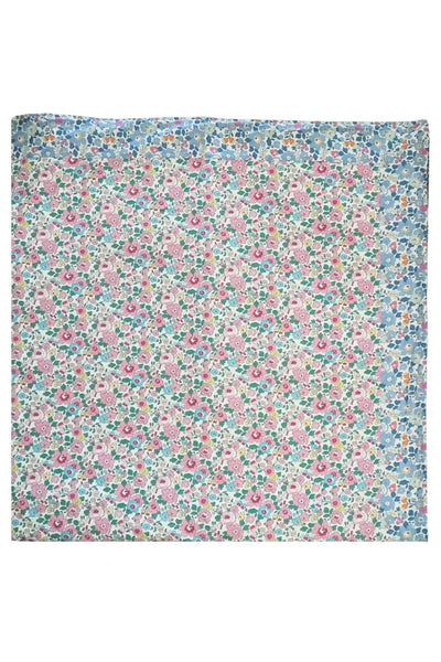 Picnic Blanket Made With Liberty Fabric Betsy Blossom Pink & Betsy Lavender