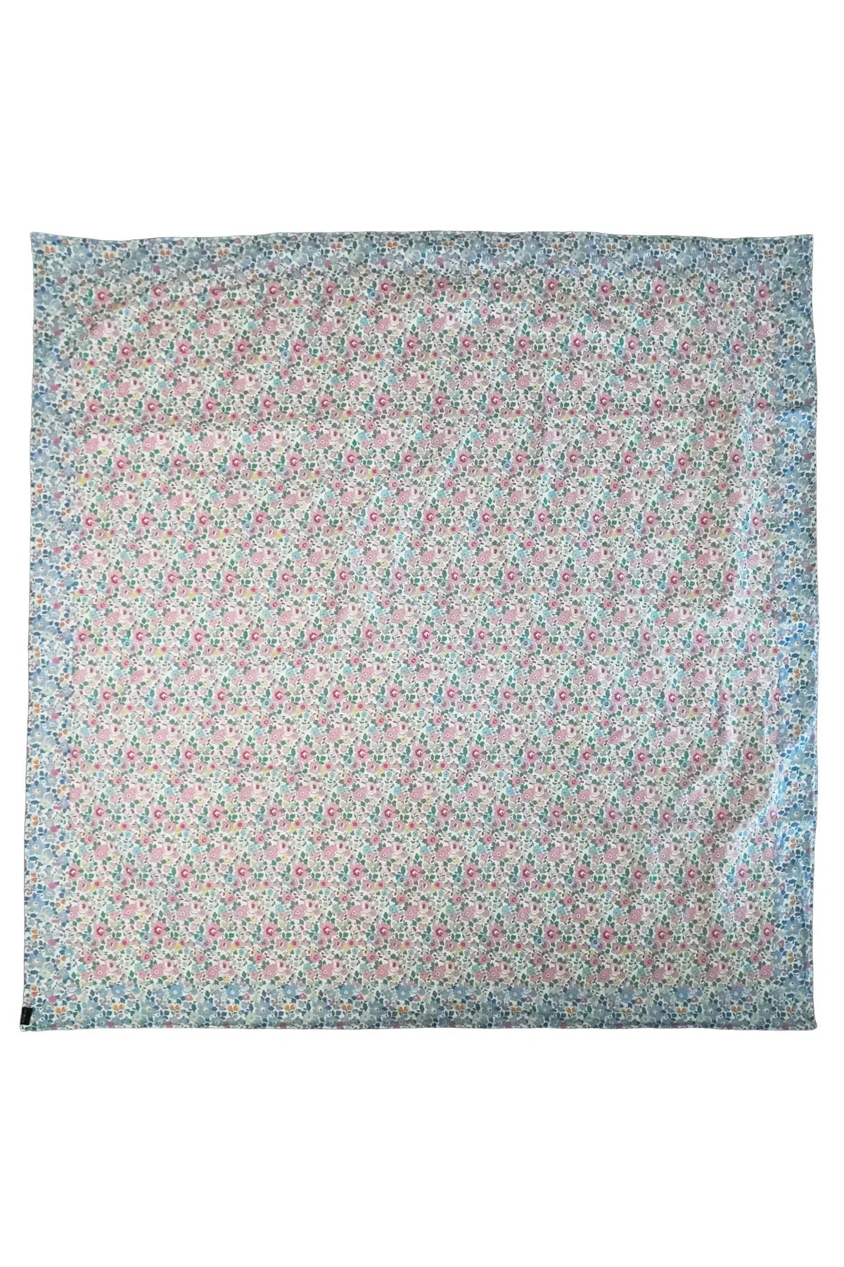 Picnic Blanket Made With Liberty Fabric Betsy Blossom Pink & Betsy Lavender