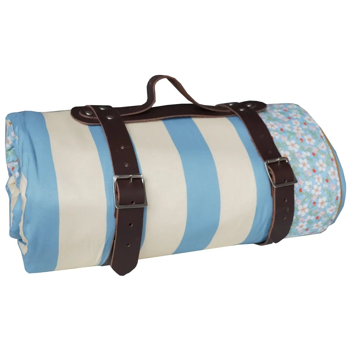 Picnic Blanket Made With Liberty Fabric Vacation Stripe
