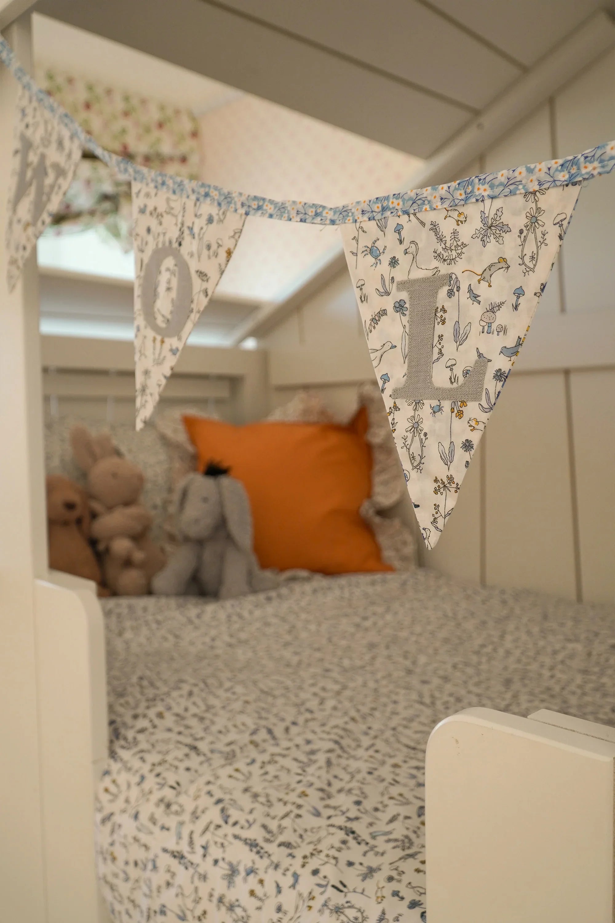 Duvet Set made with Liberty Fabric THEO BLUE - Coco & Wolf