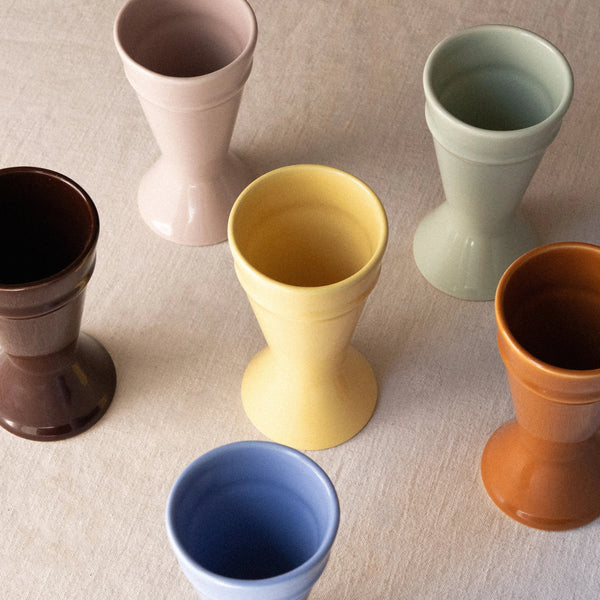 Collection Nouveau Mazagran en 6 couleurs, Citron, Bleu, Vert, Chocolat, Caramel, Nude, Atelier Maison Quatre