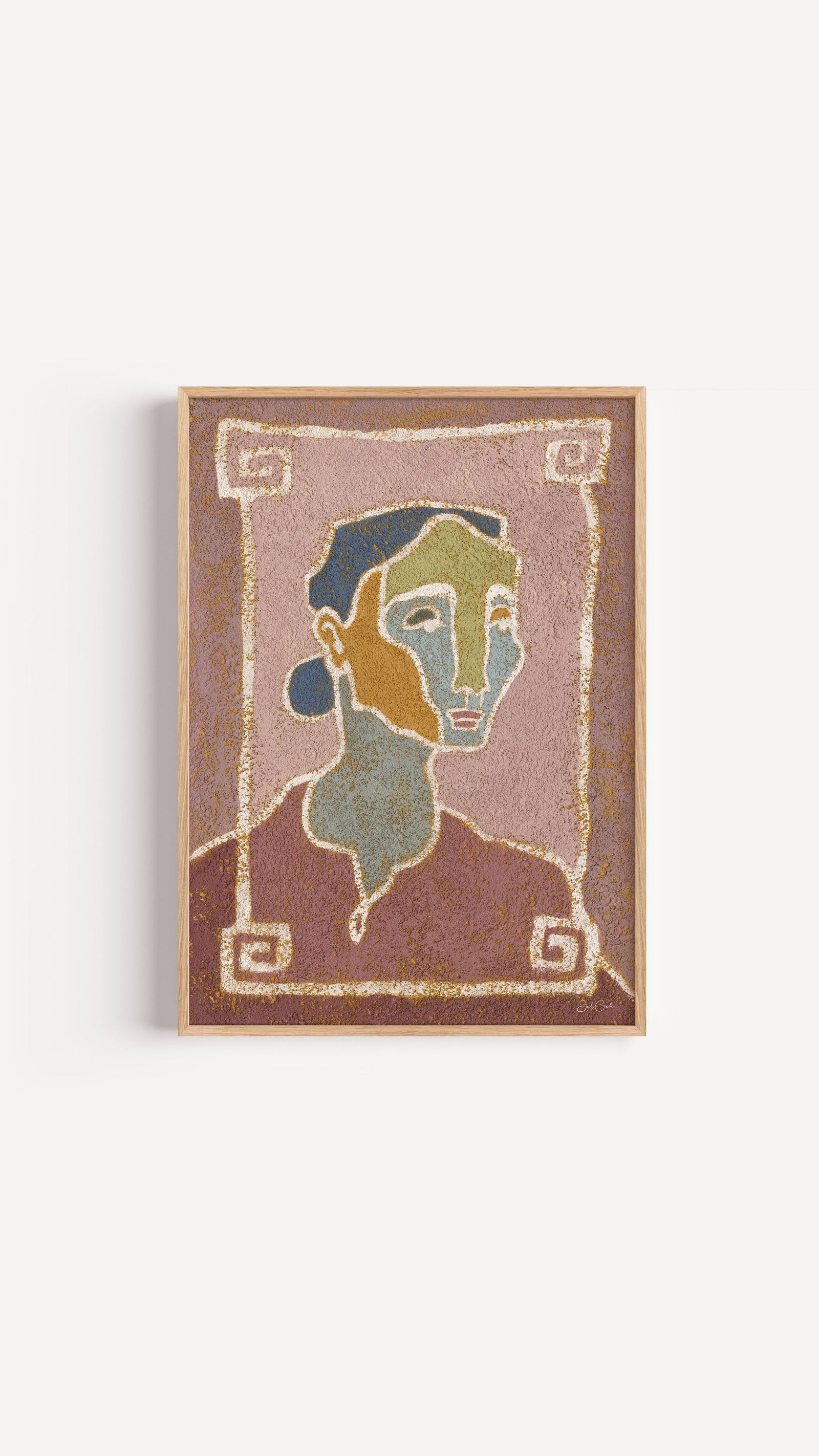 Colour Story No. 10 - Portrait Wall Art Print