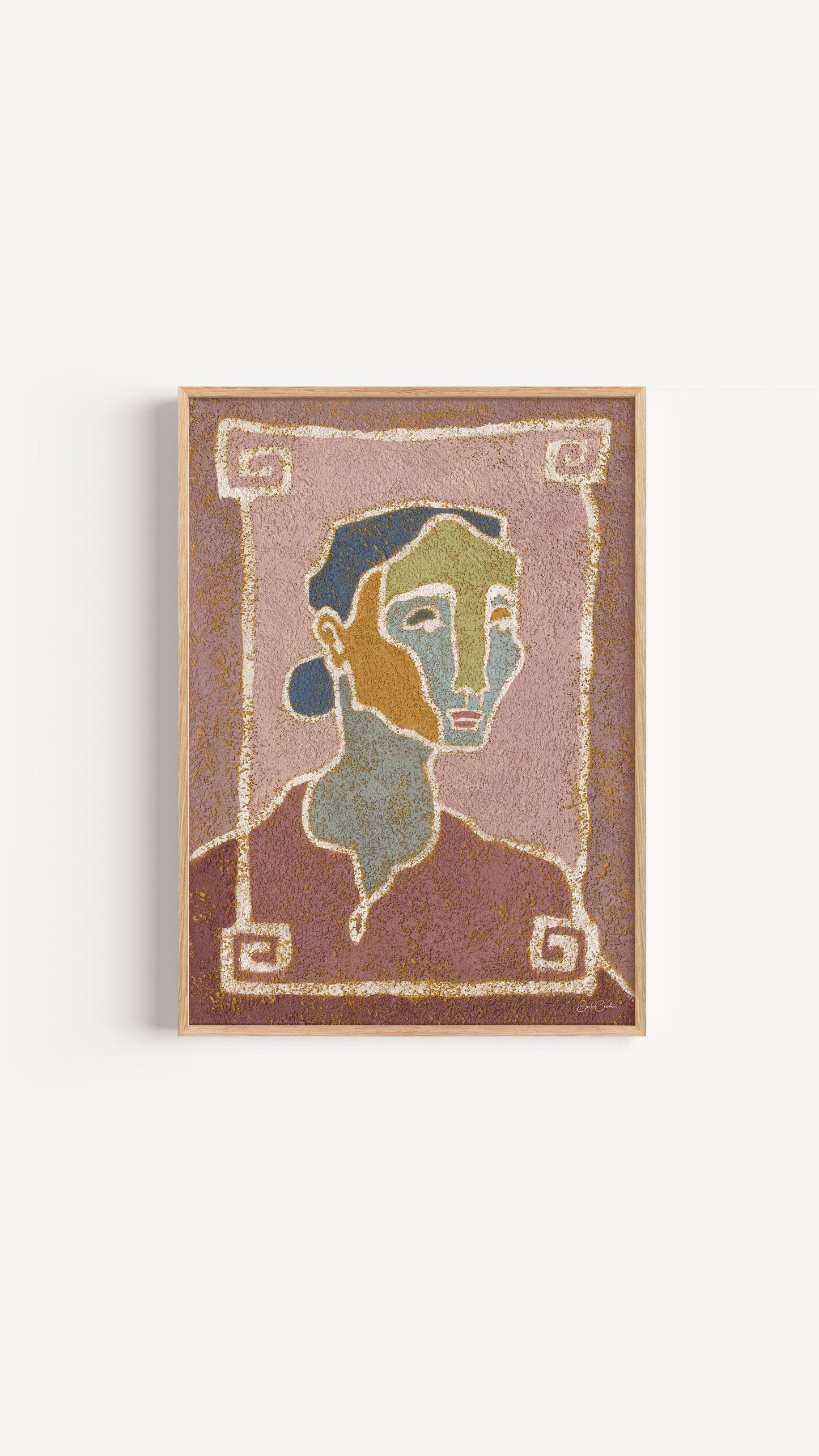 Colour Story No. 10 - Portrait Wall Art Print