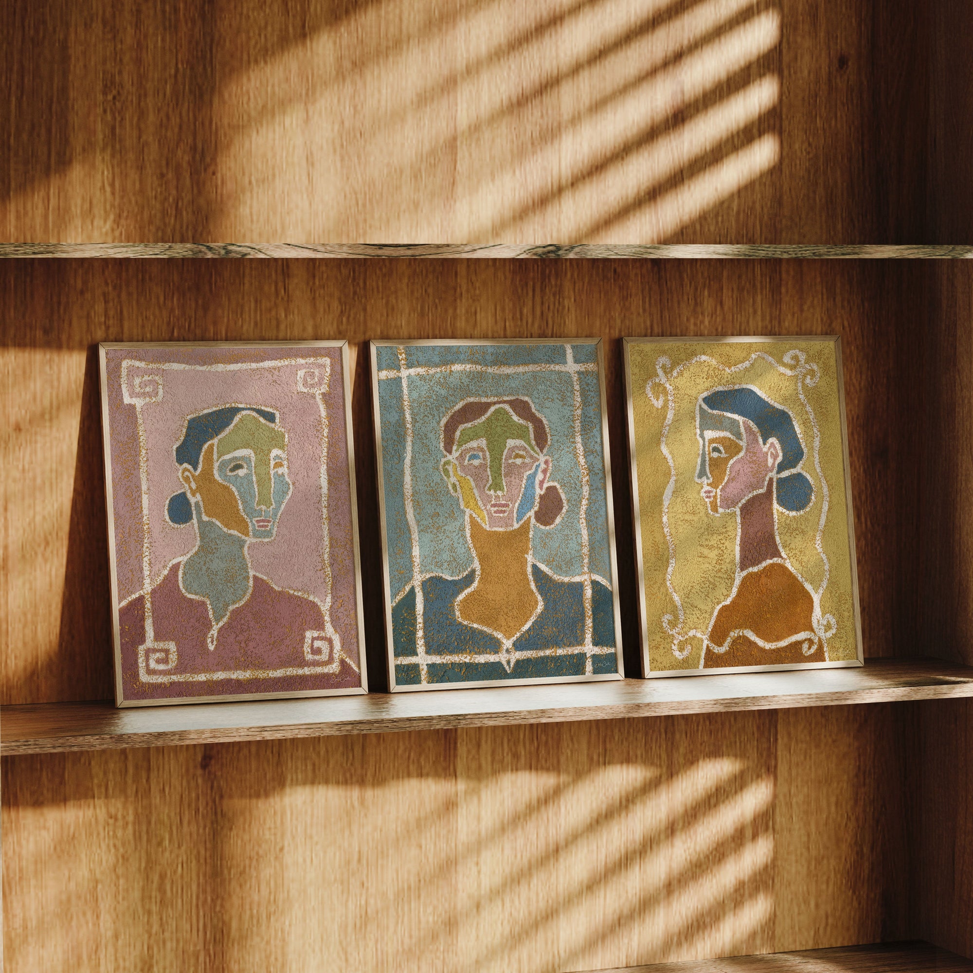Colour Story No. 11 - Portrait Wall Art Print