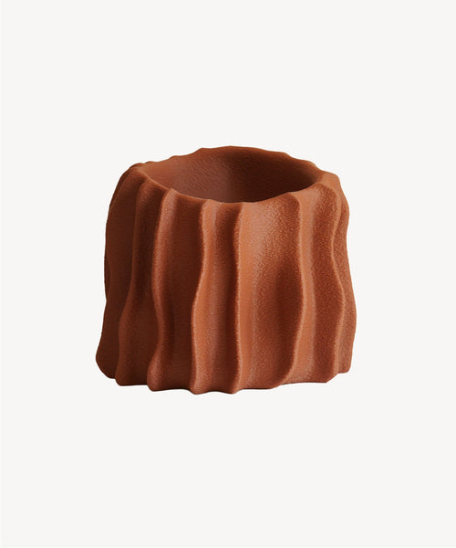 Kora | Plant Pot 01 | Burnt Ochre