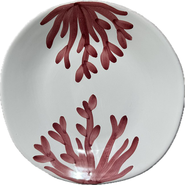 Corallo Plate 20 cm Bordeaux Coral