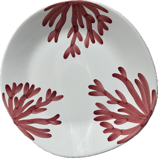 Corallo Plate 27 cm Bordeaux Coral