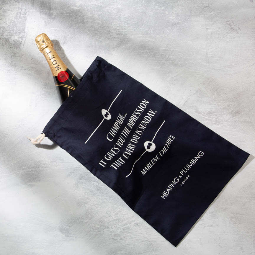 Cotton Gift Bag - Marlene Dietrich - Heating & Plumbing London - 