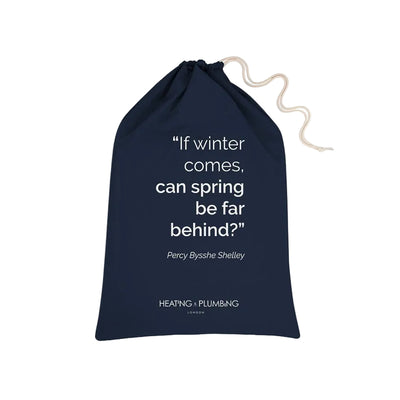 Cotton Storage/Gift Bag - Shelley - Heating & Plumbing London - Throw