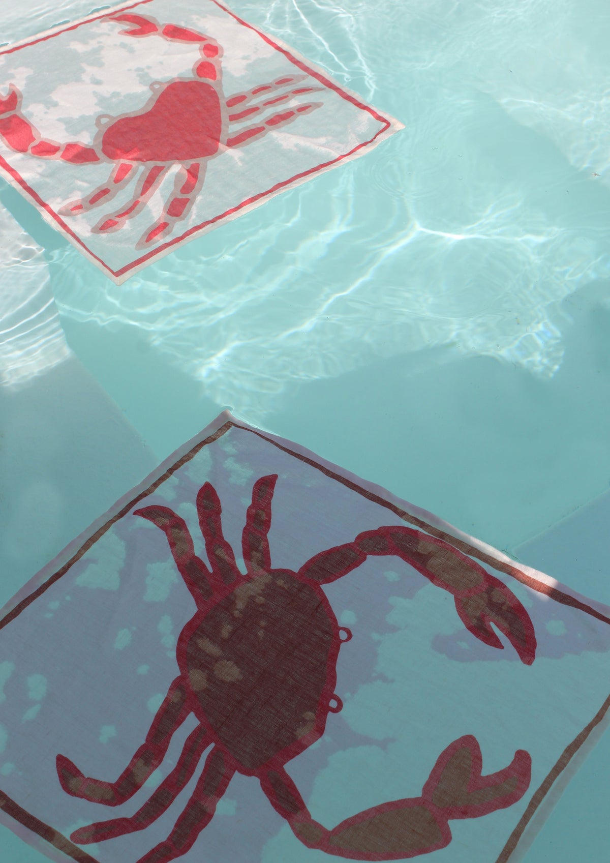Crab Napkins- Set of 2
