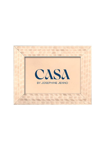 Cream and Beige Patterned Photo Frame 6x4" - Casa by Josephine Jenno