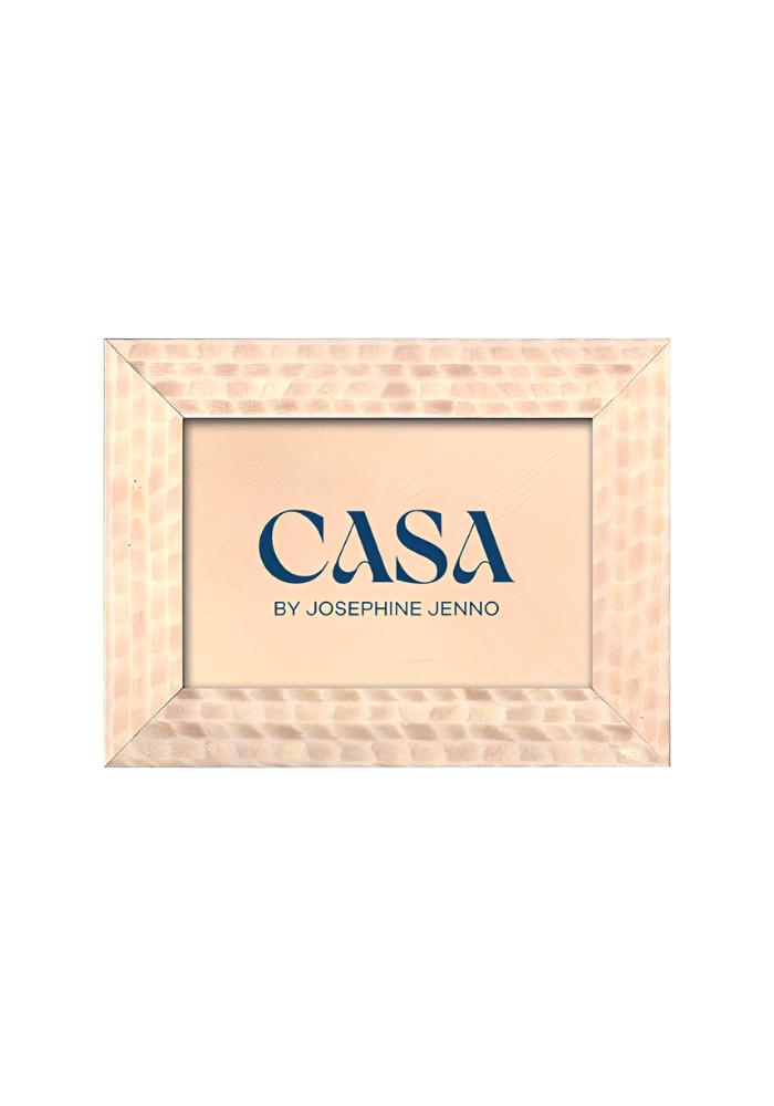 Cream and Beige Patterned Photo Frame 7x5" - Casa by Josephine Jenno
