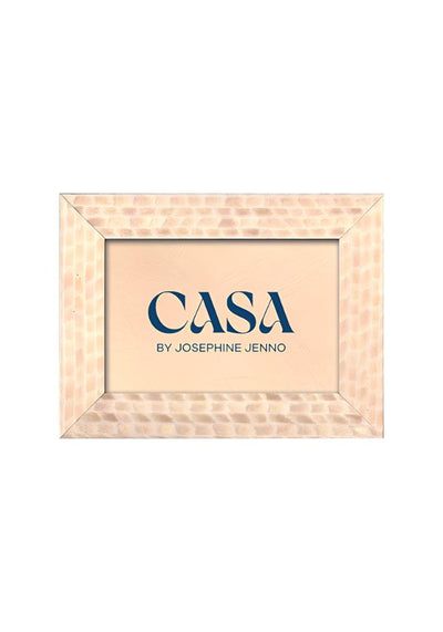 Cream and Beige Patterned Photo Frame 7x5" - Casa by Josephine Jenno