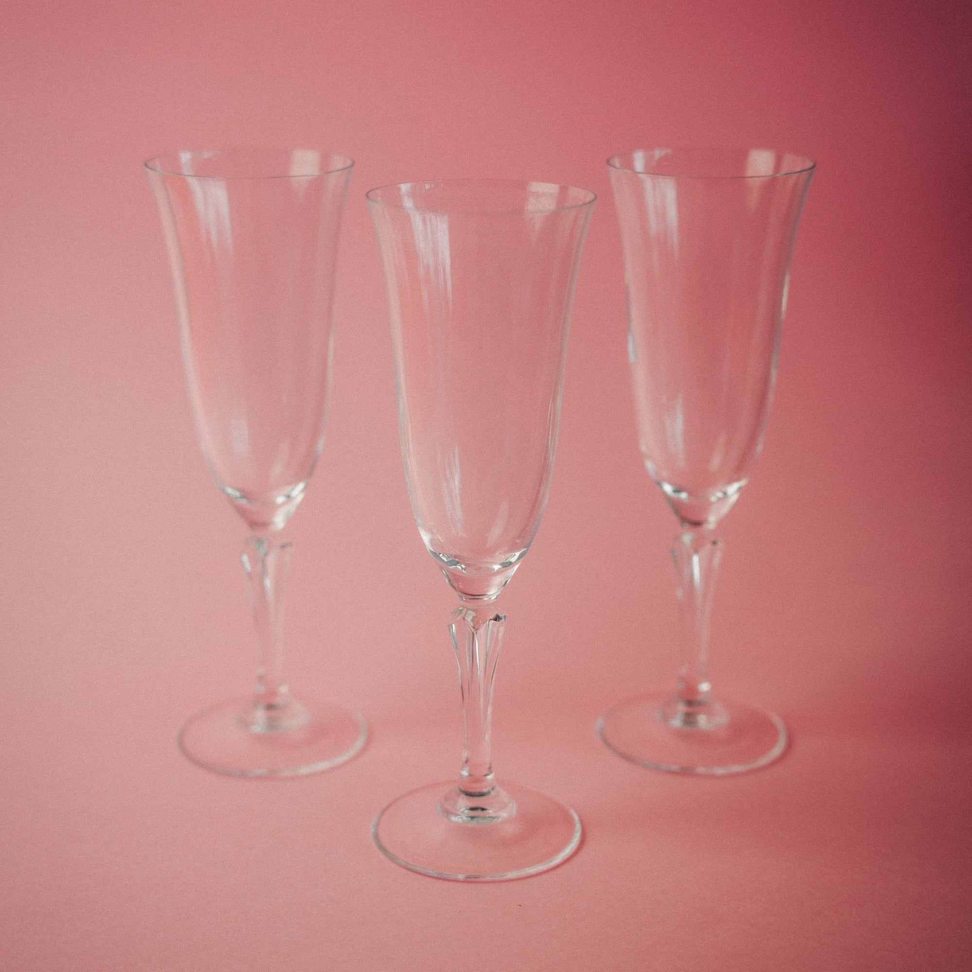 Three Crystal Flutes