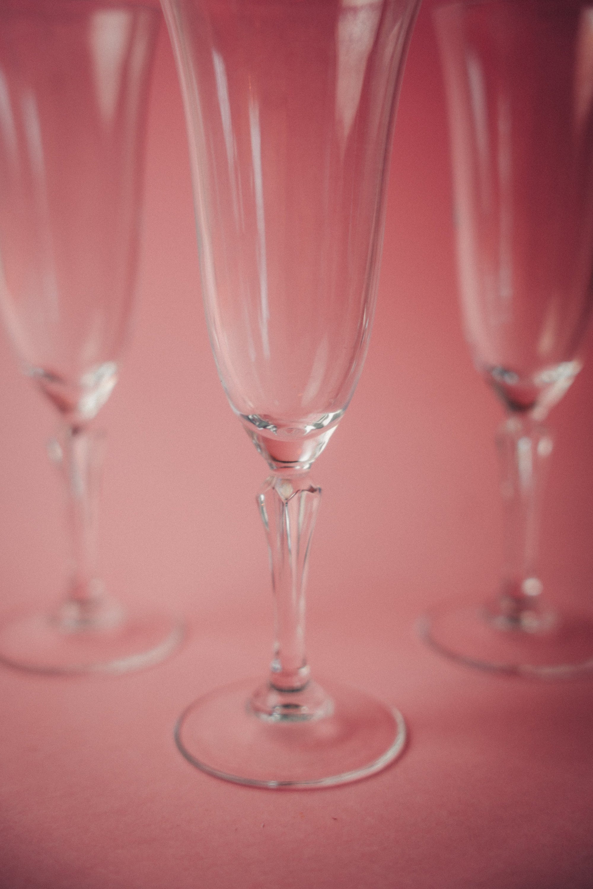 Three Crystal Flutes