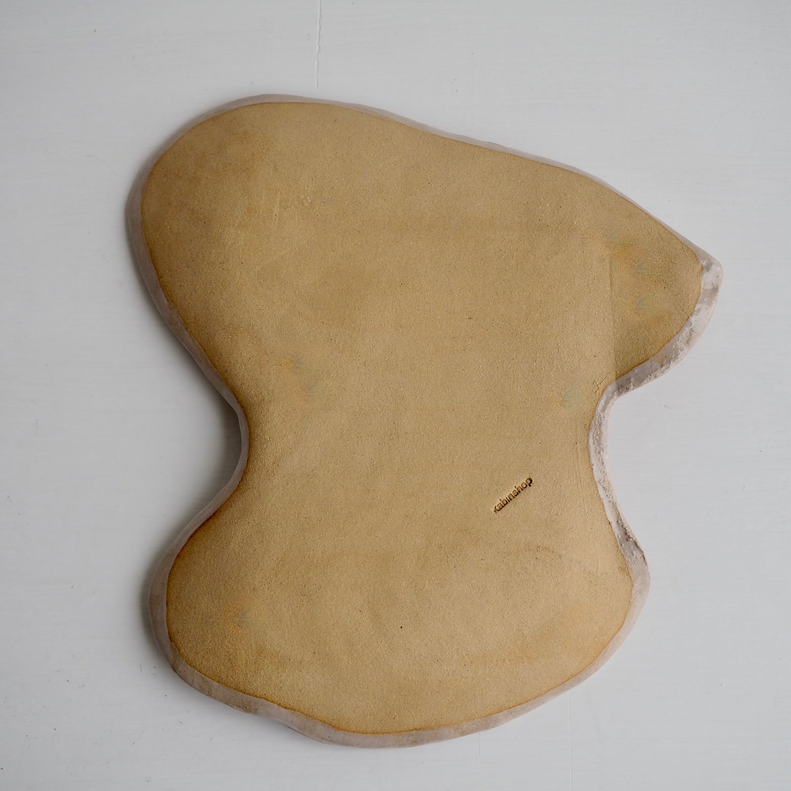 Handmade Ceramic Curvy Cherry Plate