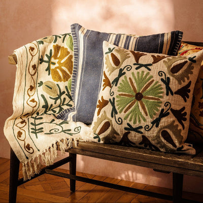 Samuel Suzani Cushion, Green