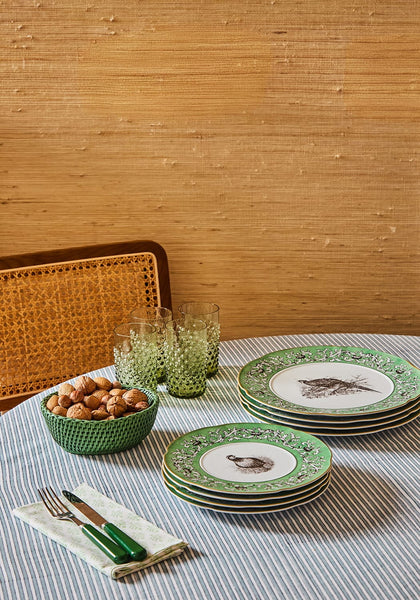 4-Piece Forest Green Cutlery Set