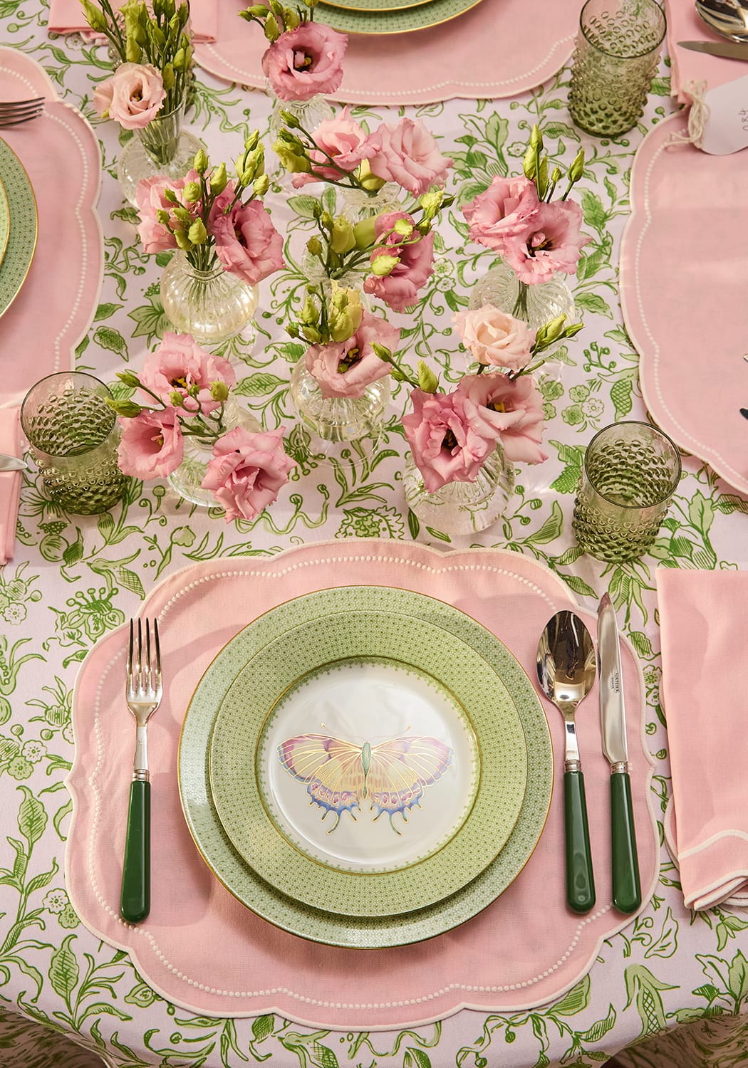 4-Piece Forest Green Cutlery Set