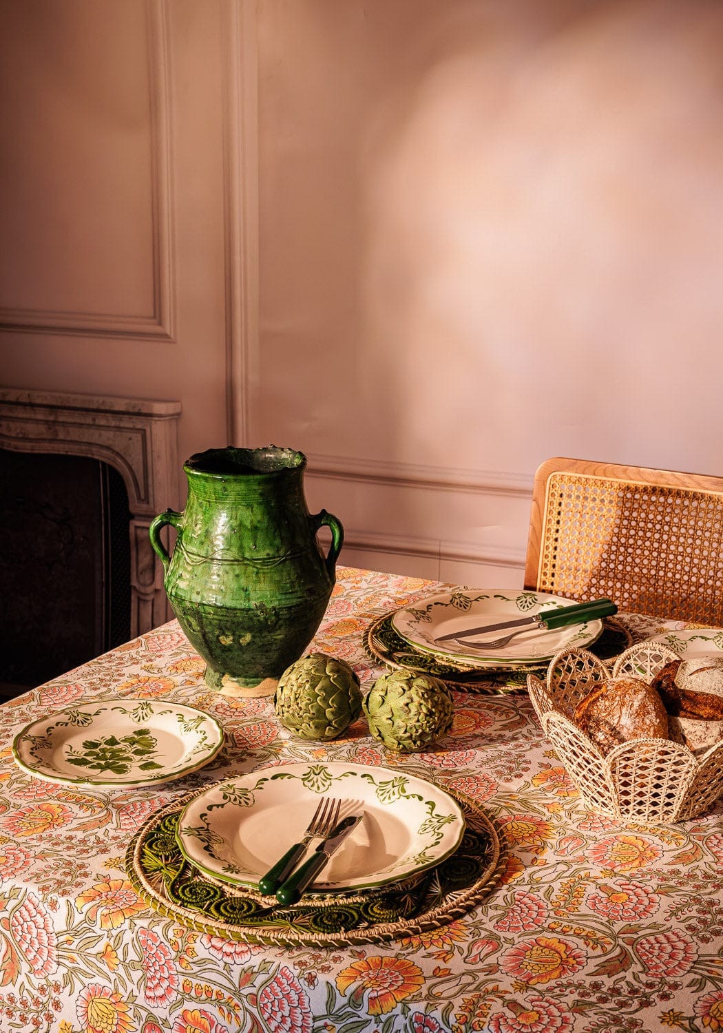 Cutlery 4-Piece Forest Green Cutlery Set