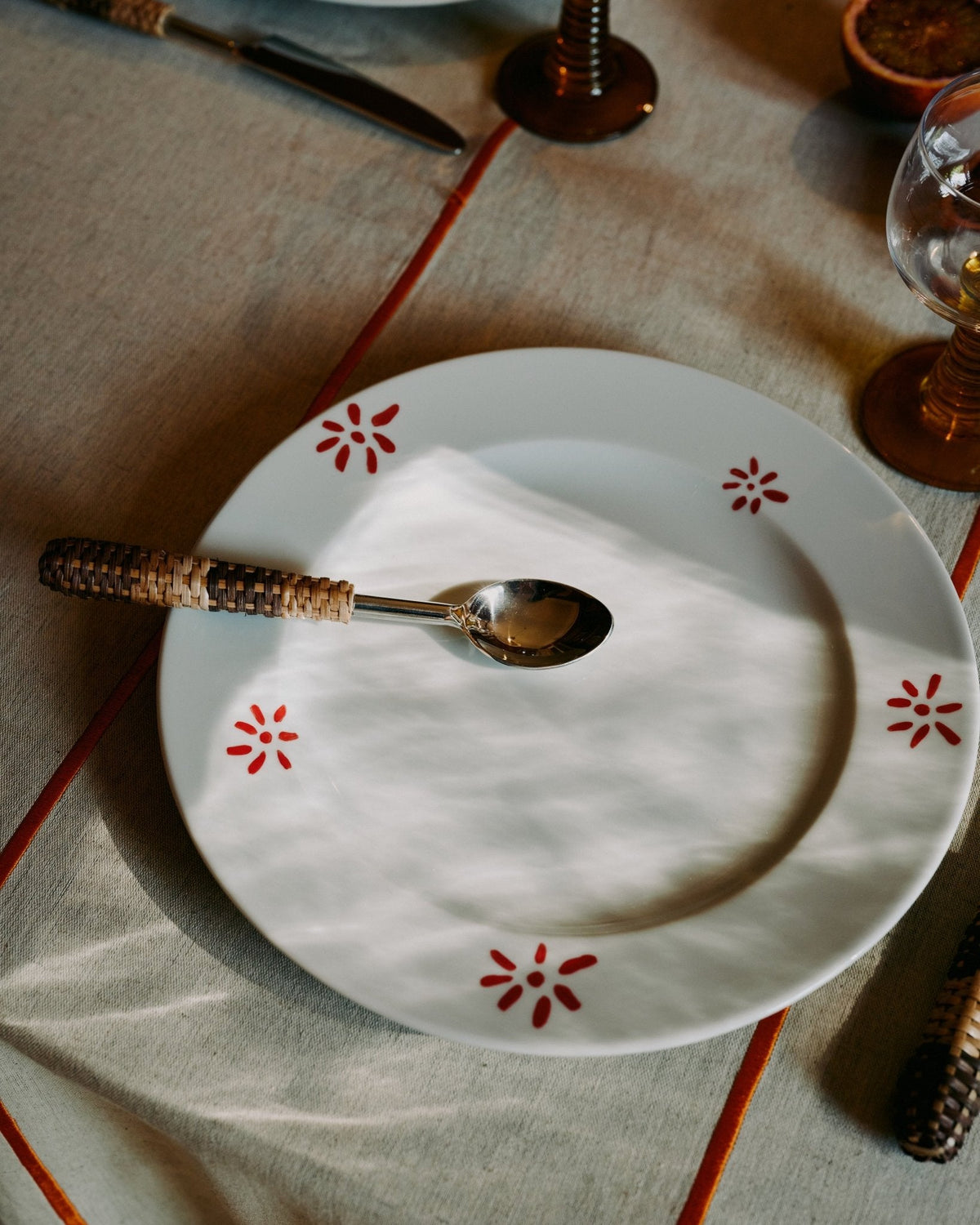 Cutlery Set Handwoven Handle