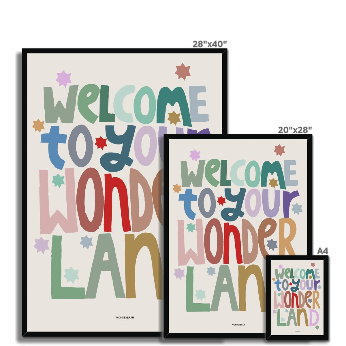 Wonderland Rainbow Children's Print