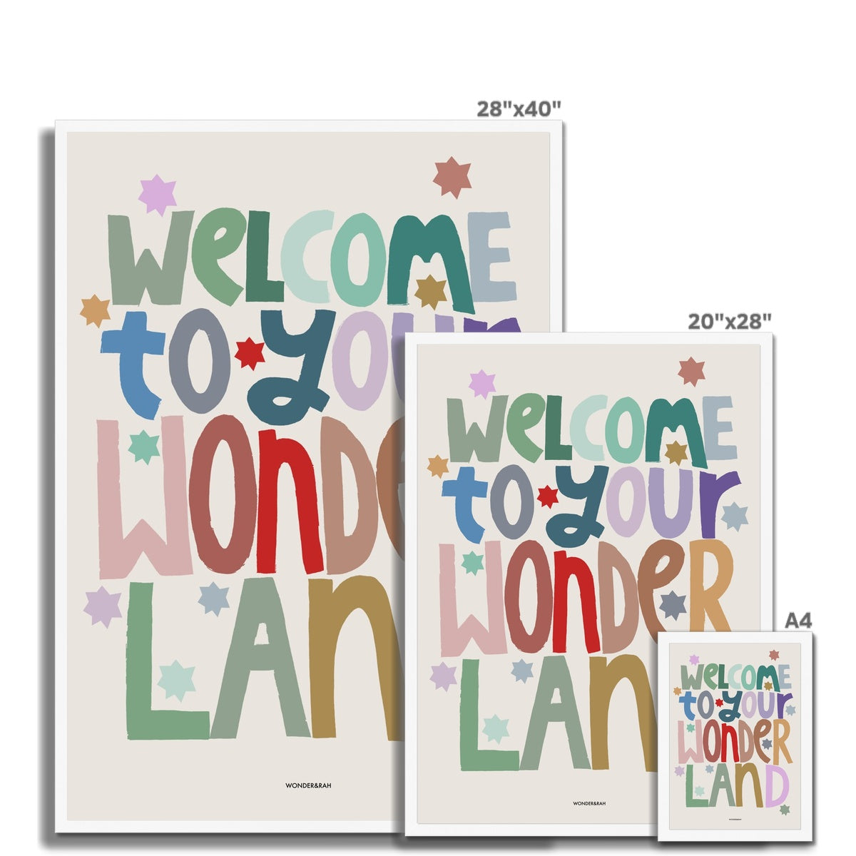 Wonderland Rainbow Children's Print