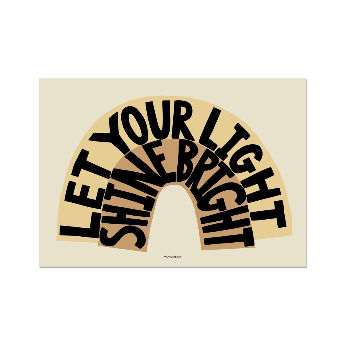 Yellow Shine Bright Children's Print