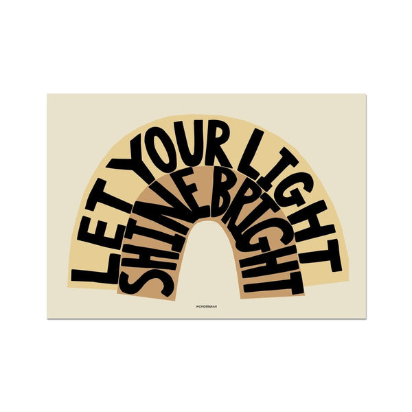 Yellow Shine Bright Children's Print
