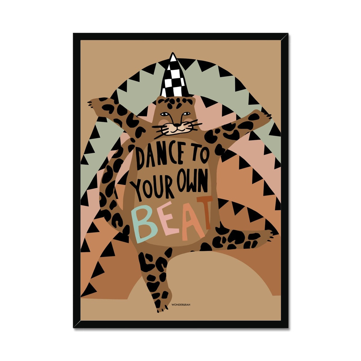 Dancing Leopard Children's Print