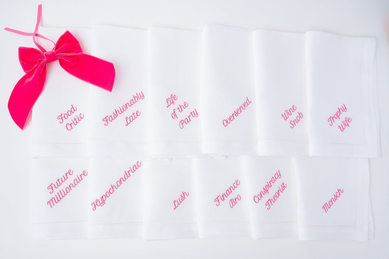 "Superlatives" Dinner Napkin Set