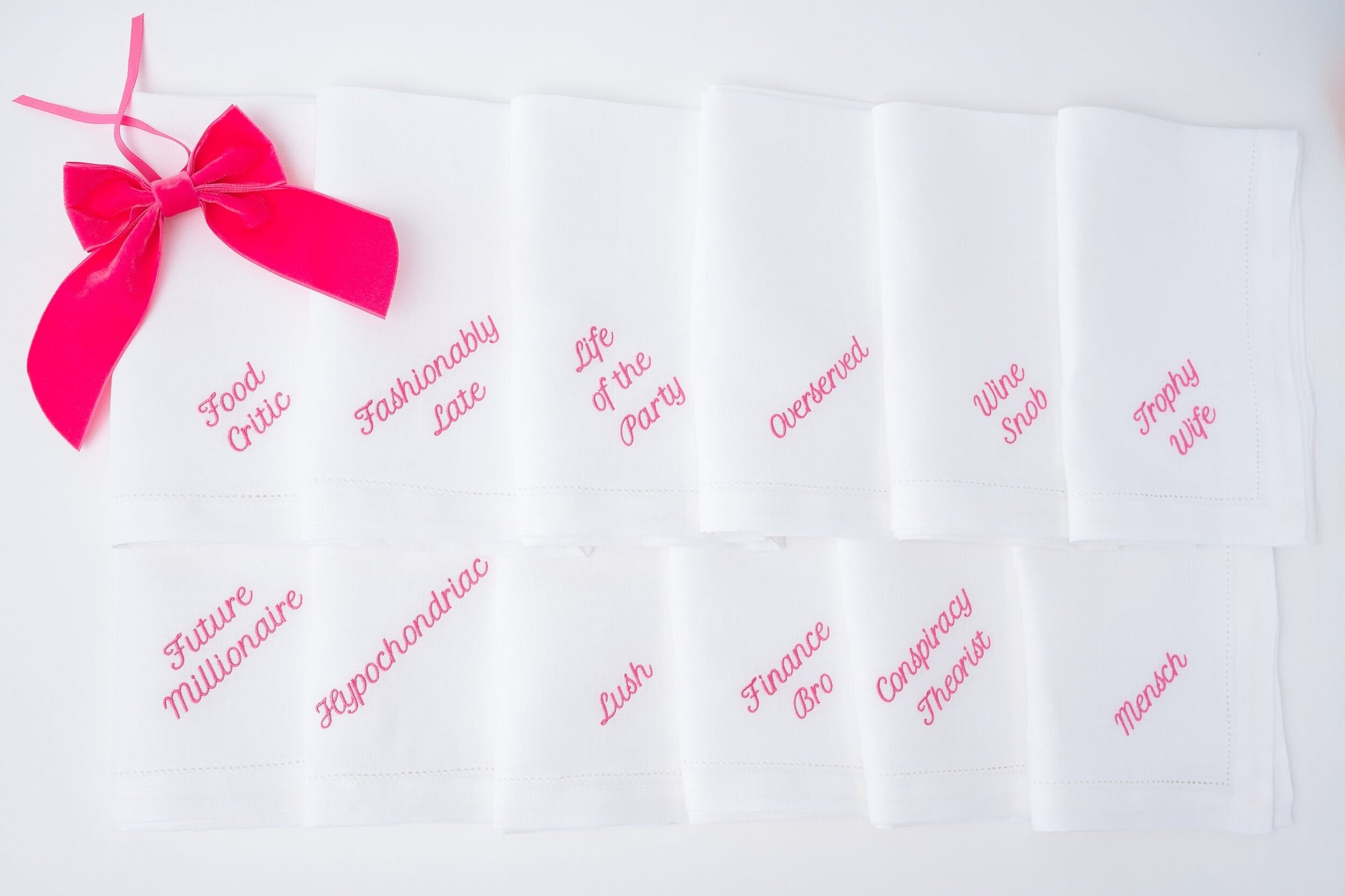 "Superlatives" Dinner Napkin Set