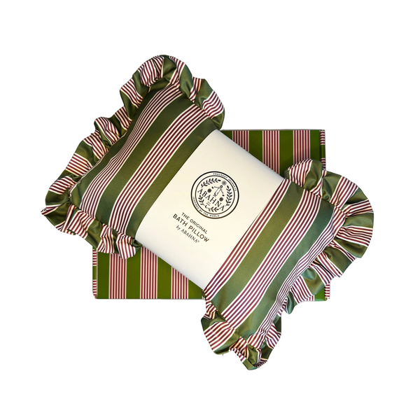 The Original Bath Pillow - Pink & Green (Boxed)