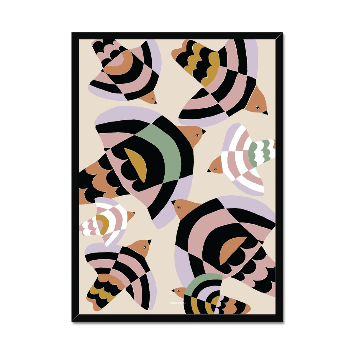 Spring Flock Children's Print