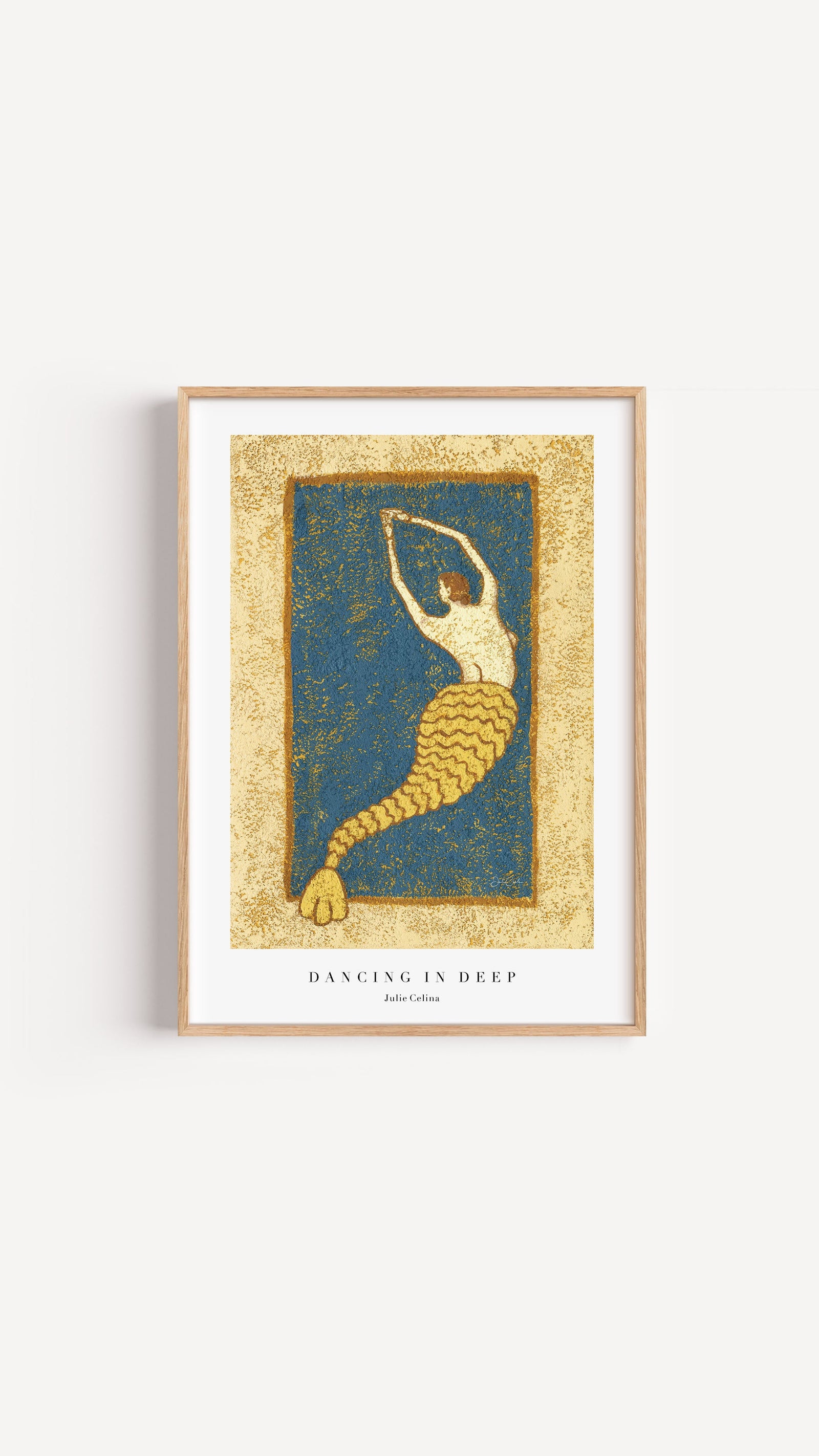 Dancing in the Deep - Mermaid Wall Art Print