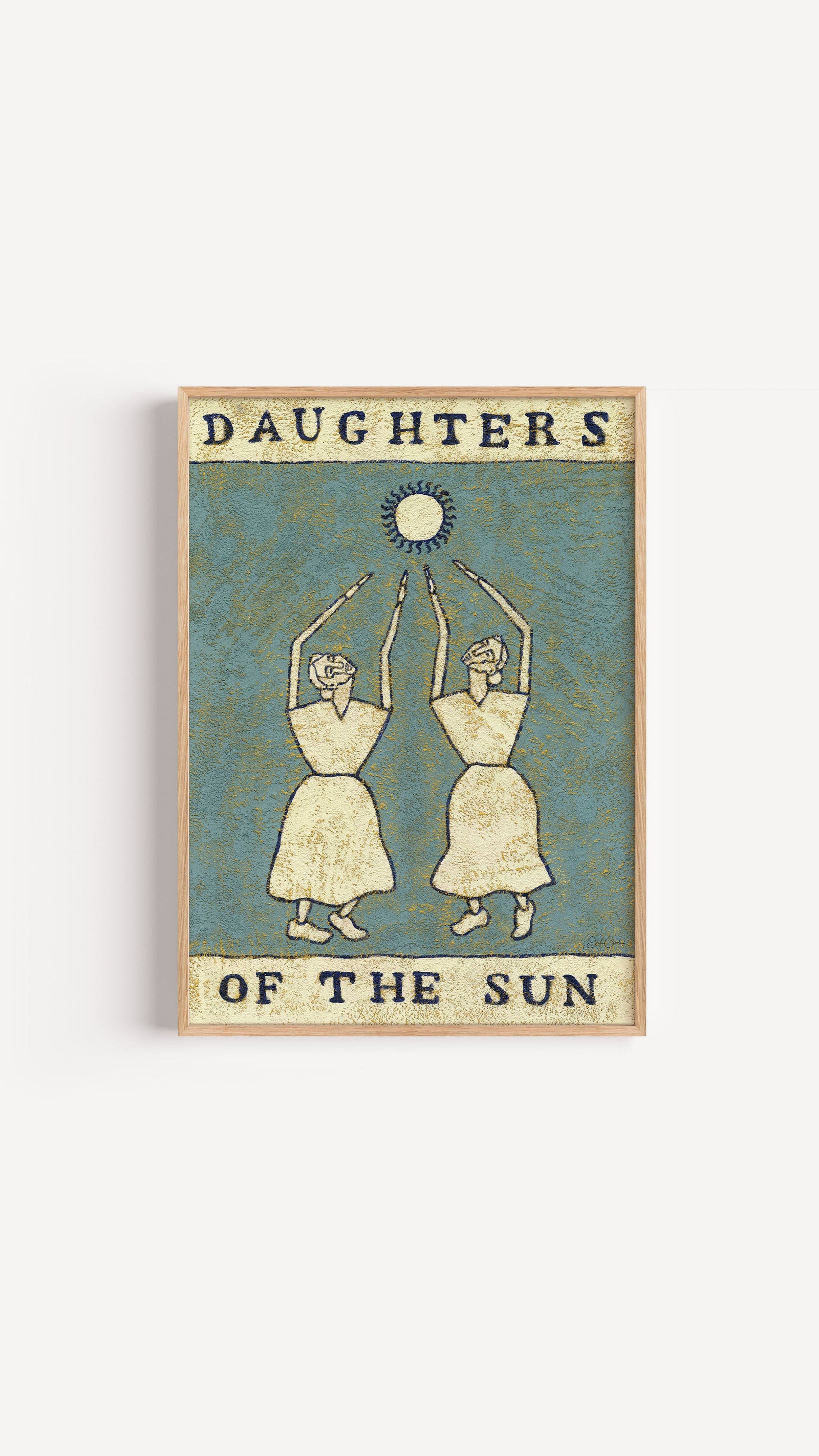 Daughters of the Sun - Sunny Art Print