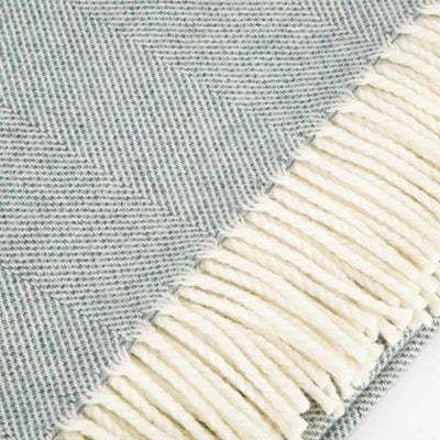 Daydreams - Merino Lambswool Throw - Light Blue - Heating & Plumbing London - Throw